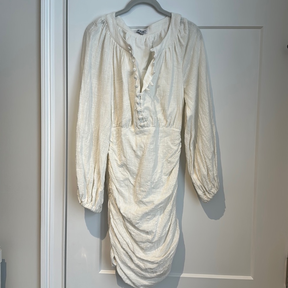Sabo Skirt White Mini Dress